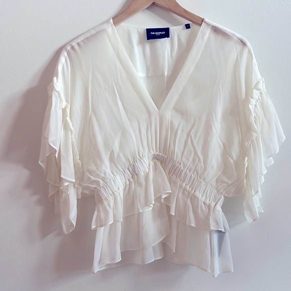 The Kooples Tops - BNWOT Kooples cream feminine blouse